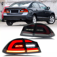 Load image into Gallery viewer, inginuity time LED Tail Lights for Honda Civic FD1 FD2 FD3 Type-R 8th Gen 2006-2011 Start-up Animation Sequential Turn Signal Rear Lamps Assembly
