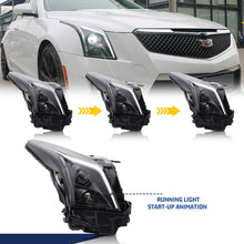 Load image into Gallery viewer, inginuity time LED Headlights for Cadillac ATS 2013-2019 Red Demon Eyes Start-up Animation Sequential Turn Signal Rear Lamps Assembly
