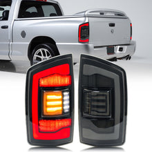 Load image into Gallery viewer, inginuity time LED Tail Lights for Dodge Ram 3rd Gen 2002 2003 2004 2005 Start-up Animation Sequential Signal Rear Lamps Assembly
