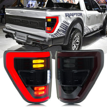 Load image into Gallery viewer, inginuity time LED Tail Lights for Ford F-150 XLT Lariat P702 14th Gen  2021 2022 2023 2024 Start-up Animation Sequential Turn Signal Rear Lamps Assembly
