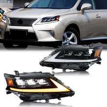 Load image into Gallery viewer, inginuity time LED Headlights for Lexus RX350 RX450h 2013-2015 RXF Triple Projector High Beam Front Lamps Assembly
