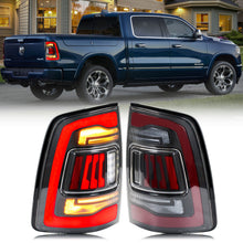 Load image into Gallery viewer, inginuity time LED Tail Lights for Dodge Ram 1500 2500 3500 2009-2018 4th Gen Start-up Animation Sequential Turn Signal Rear Lamps
