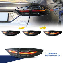 Load image into Gallery viewer, inginuity time LED Porsche Tail Lights For Ford Fusion 2013-2020 Start-up Animation Sequential Turn Signal Rear Lamps Assembly
