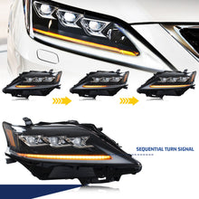 Load image into Gallery viewer, inginuity time LED Headlights for Lexus RX350 RX450h 2013-2015 F Sport Sequential Turn Signal Start-up Animation Front Lamps Assembly
