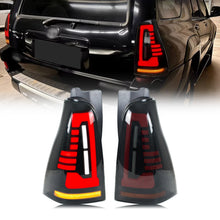 Load image into Gallery viewer, inginuity time LED Tail Lights for Toyota 4Runner 2003-2009 4th Gen SR5 TRD Start-up Animation Sequential Turn Signal Black Rear Lamps Assembly
