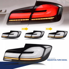 Load image into Gallery viewer, inginuity time LED RGB G30 Tail Lights for BMW 5-Series F10 M5 535 525 LCI Sequential Signal Rear Lamps Assembly
