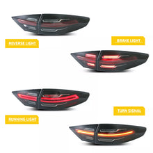 Load image into Gallery viewer, inginuity time LED Porsche Tail Lights For Ford Fusion 2013-2020 Start-up Animation Sequential Turn Signal Rear Lamps Assembly
