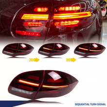 Load image into Gallery viewer, inginuity time LED Facelift Tail Lights for Porsche Cayenne 2011-2014 958 Start-up Animation Sequential Indicator Rear Lamps Assembly
