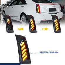 Load image into Gallery viewer, inginuity time LED Tail Lights for Cadillac ATS Sedan 2013-2019 1st Gen Sequential Turn Signal Start-up Animation Rear Lamps Assembly
