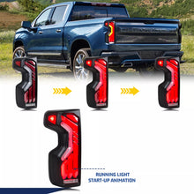 Load image into Gallery viewer, inginuity time LED Tail Lights for Chevrolet Chevy Silverado 1500 2500 3500 2019-2023 Start-up Animation Sequential Turn Signal Rear Lamps Assembly
