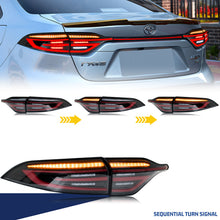 Load image into Gallery viewer, inginuity time LED Porsche Tail Lights &amp; Center Lamp for Toyota Corolla E210 12th Gen 2020-2024 Sedan Start-up Animation Sequential Signal Rear Lamps Middle Light Accessary

