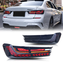 Load image into Gallery viewer, inginuity time LED GTS Tail Lights for BMW 3 Series G20 M3 2019-2024 With Start Up Animation Sequential Turn Signal Rear Lamp Assembly
