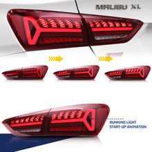 Load image into Gallery viewer, inginuity time Audi Tail Lights for Chevrolet Malibu XL 2016-2022 Sequential Indicator Dynamic Animation Rear Lamps Assembly
