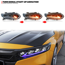 Load image into Gallery viewer, inginuity time LED Lexus Headlights Red Front Lamp for Honda Accord 2018-2022 Start Up Animation
