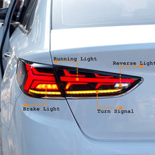 Load image into Gallery viewer, LED Tail Lights For Hyundai Sonata 2018 2019 Start-up Animation DRL Sequential Indicator Rear Lamp Assembly
