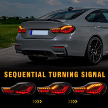 Load image into Gallery viewer, inginuity time LED Tail Lights for BMW M4 GTS F32 F33 F82 F36 F82 F83 2014-2020 Sequential Indicator Start Up Animation Rear Lamp Assembly
