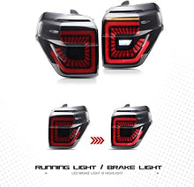 Load image into Gallery viewer, inginuity time LED Tail Lights for Toyota 4 Runner 2010-2021 Start Up Animation Sequential Turn Signal Rear Lamp Assembly
