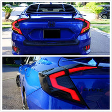 Load image into Gallery viewer, inginuity time LED Tail Lights for Honda Civic 10Th Gen 2016-2021 DRL Start Up Animation Rear Lamp Assembly
