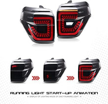 Load image into Gallery viewer, inginuity time LED Tail Lights for Toyota 4 Runner 2010-2021 Start Up Animation Sequential Turn Signal Rear Lamp Assembly
