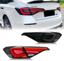 Load image into Gallery viewer, inginuity time LED Tail Lights for Honda Civic 2022-2026 11Th GEN Sedan Rear Lamps With Start-up Animation Sequential Signal Taillights Accessary
