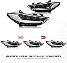 Load image into Gallery viewer, inginuity time LED Headlights for Hyundai Elantra 2017 2018 With The Start Up Animation Front Lamp Assembly Accessary
