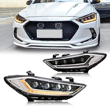 Load image into Gallery viewer, inginuity time LED Headlights for Hyundai Elantra 2017 2018 With The Start Up Animation Front Lamp Assembly Accessary
