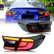 Load image into Gallery viewer, inginuity time LED Tail Lights for Honda Accord 2018 2019 2020 2021 2022 Sequential Start Up Animation Rear Lamps
