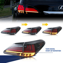 Load image into Gallery viewer, inginuity time LED Tail Lights for Lexus RX350 RX450 2009-2015 Start Up Animation Sequential Indicator Rear Lamps Assembly
