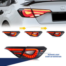 Load image into Gallery viewer, inginuity time LED Tail Lights for Honda Civic 2022-2026 11Th GEN Sedan Rear Lamps With Start-up Animation Sequential Signal Taillights Accessary
