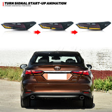Load image into Gallery viewer, inginuity time Nike LED Tail Lights for Toyota Camry 2018-2024 Rear Lamps Start Up Animation DRL Brake Turn Signal Assembly
