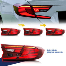 Load image into Gallery viewer, inginuity time LED V2 Tail Lights for Honda Accord 10th Gen 2018-2024 Start up Animation Sequential Indicator

