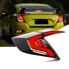 Load image into Gallery viewer, inginuity time LED Tail Lights for Honda Civic 10Th Gen 2016-2021 DRL Start Up Animation Rear Lamp Assembly
