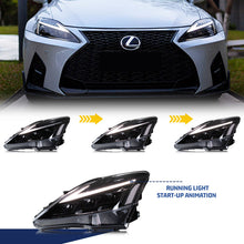 Load image into Gallery viewer, inginuity time LED RGB Headlights for Lexus IS250 IS350 2006-2012 Animation Front Lamps
