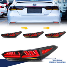 Load image into Gallery viewer, inginuity time LED Tail Lights for Toyota Camry 2018-2024 8th Gen Rear Lamps Start Up Animation DRL Brake Turn Signal Assembly

