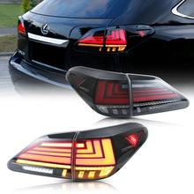 Load image into Gallery viewer, inginuity time LED Tail Lights for Lexus RX350 RX450 2009-2015 Start Up Animation Sequential Indicator Rear Lamps Assembly
