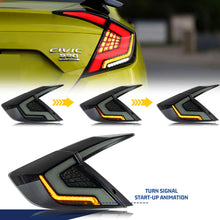 Load image into Gallery viewer, inginuity time LED RGB Tail Lights for Honda Civic 2016-2021 Sedan Start-up Animation Sequential Rear Lamps

