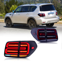 Load image into Gallery viewer, inginuity time LED Tail Lights for Nissan Armada 2018 2019 2020 2021 Start-Up Animation Rear Lamps Assembly Sequential Turn Signal

