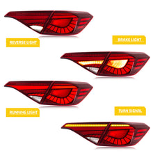 Load image into Gallery viewer, inginuity time LED Tail Lights for Honda Civic 2022-2026 11Th GEN Sedan Rear Lamps With Start-up Animation Sequential Signal Taillights Accessary
