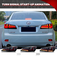 Load image into Gallery viewer, inginuity time V2 Tail Lights for Lexus IS250 IS350 ISF 2006-2013 Start-up Animation Sequential Indicator Rear Lamps
