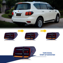 Load image into Gallery viewer, inginuity time LED Tail Lights for Nissan Armada 2018 2019 2020 2021 Start-Up Animation Rear Lamps Assembly Sequential Turn Signal
