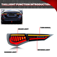 Load image into Gallery viewer, inginuity time LED Tail Lights For Nissan Sentra 2020 2021 2022 2023 Smoked Rear Lamps Start-up Animation Assembly
