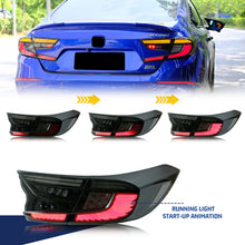 Load image into Gallery viewer, inginuity time LED Tail Lights for Honda Accord 2018 2019 2020 2021 2022 Sequential Start Up Animation Rear Lamps
