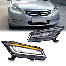 Load image into Gallery viewer, inginuity time LED Sequential Headlight For Honda Accord 8TH GEN 2008-2013 Start-up Animation Front Lamp
