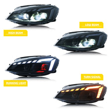 Load image into Gallery viewer, inginuity time LED Headlights for VW Volkswagen Golf 7 MK7 2014-2017 Start Up Animation Sequential Indicator Front Lamp Assembly
