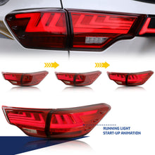 Load image into Gallery viewer, inginuity time LED Lexus Tail Lights for Toyota Highlander 2014-2018 Start up Animation Sequential Indicator Rear Lamps Assembly
