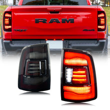 Load image into Gallery viewer, inginuity time LED Tail Lights for Dodge Ram 2009-2018 Sequential Rear Lamps Assembly Smoke
