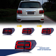 Load image into Gallery viewer, inginuity time LED Tail Lights for Nissan Armada 2018 2019 2020 2021 Start-Up Animation Rear Lamps Assembly Sequential Turn Signal
