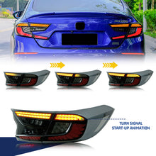Load image into Gallery viewer, inginuity time LED Tail Lights for Honda Accord 2018 2019 2020 2021 2022 Sequential Start Up Animation Rear Lamps
