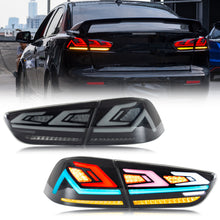 Load image into Gallery viewer, inginuity time LED RGB Tail Lights for Mitsubishi Lancer 2008-2023 EVO X Start-up Animation Sequential Indicator Bluetooth APP Control Rear Lamps Assembly
