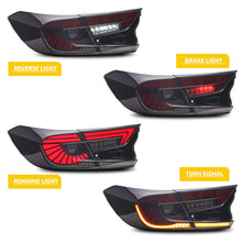 Load image into Gallery viewer, inginuity time LED Clear White Eagle Eye V6 Tail Lights for Honda Accord 10th Gen 2018 2019 2020 2021 2022 Animation DRL Sequential Indicator Rear Lamp Assembly
